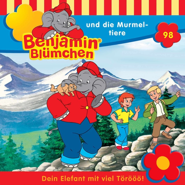 Okładka książki dla Benjamin Blümchen, Folge 98: Benjamin und die Murmeltiere