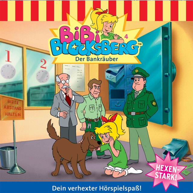 Buchcover für Bibi Blocksberg, Folge 4: Der Bankräuber