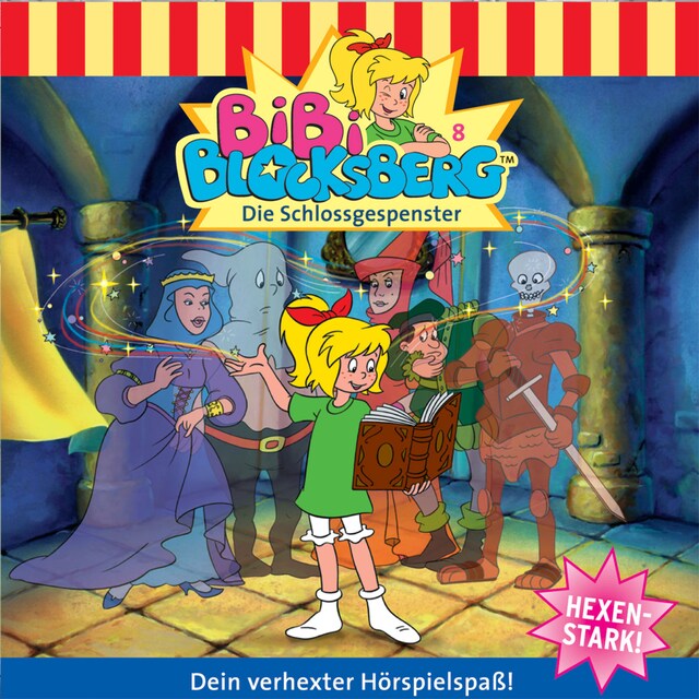 Buchcover für Bibi Blocksberg, Folge 8: Die Schlossgespenster