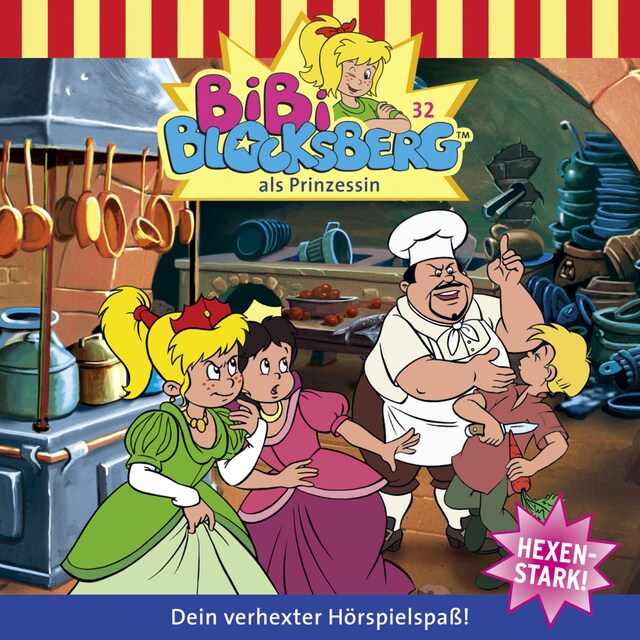 Boekomslag van Bibi Blocksberg, Folge 32: Bibi als Prinzessin