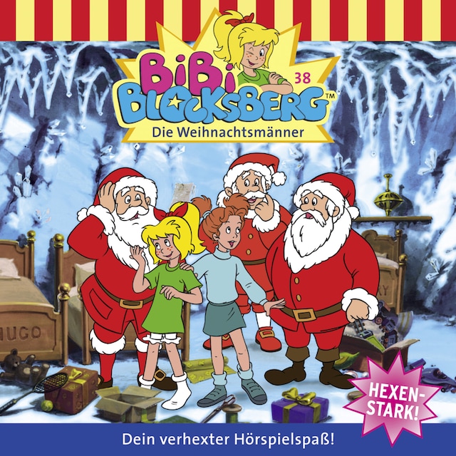 Buchcover für Bibi Blocksberg, Folge 38: Die Weihnachtsmänner