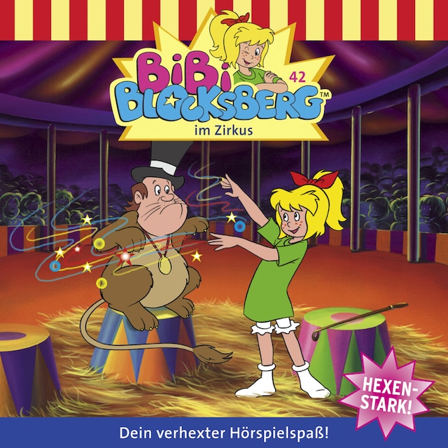 Buchcover für Bibi Blocksberg, Folge 42: Bibi im Zirkus