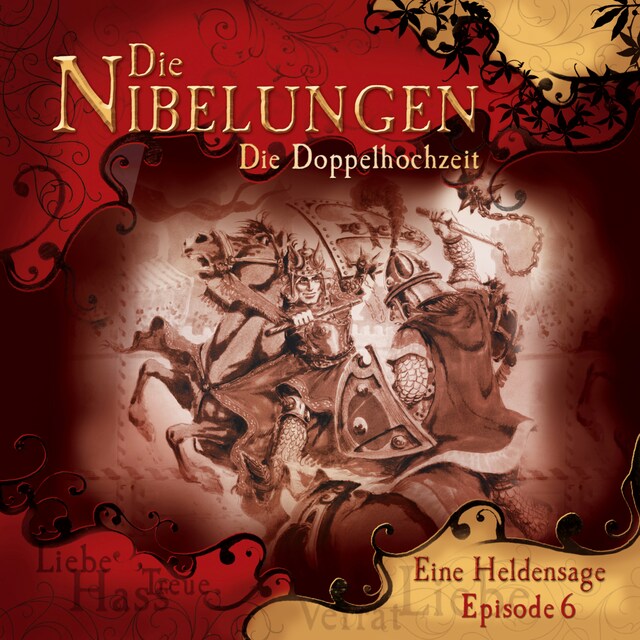 Kirjankansi teokselle Die Nibelungen, Folge 6: Die Doppelhochzeit