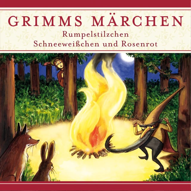 Book cover for Grimms Märchen, Rumpelstilzchen/ Schneeweißchen und Rosenrot