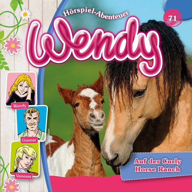 Buchcover für Wendy, Folge 71: Auf der Curly Horse Ranch