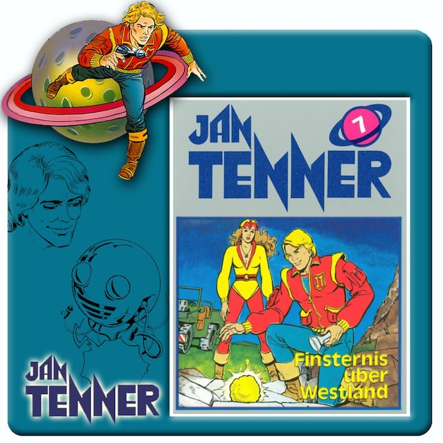 Book cover for Jan Tenner, Folge 7: Finsternis über Westland