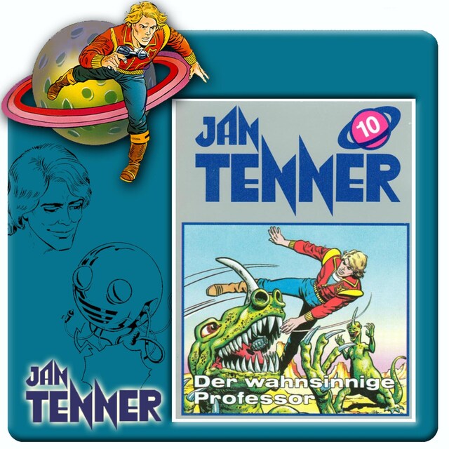 Buchcover für Jan Tenner, Folge 10: Der wahnsinnige Professor