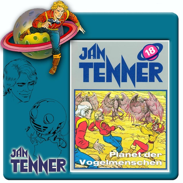 Bogomslag for Jan Tenner, Folge 18: Planet der Vogelmenschen