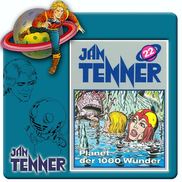 Kirjankansi teokselle Jan Tenner, Folge 22: Planet der 1000 Wunder