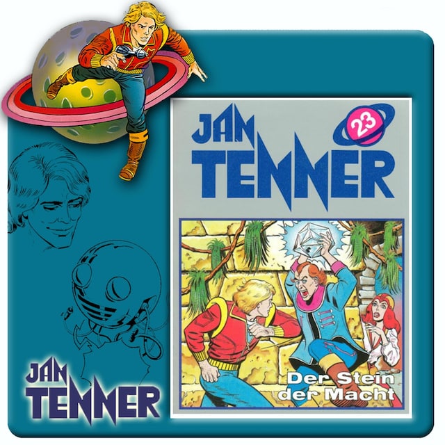 Book cover for Jan Tenner, Folge 23: Der Stein der Macht