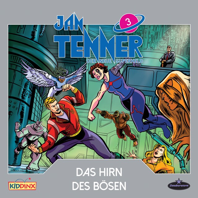 Book cover for Jan Tenner, Der neue Superheld, Folge 3: Das Hirn des Bösen