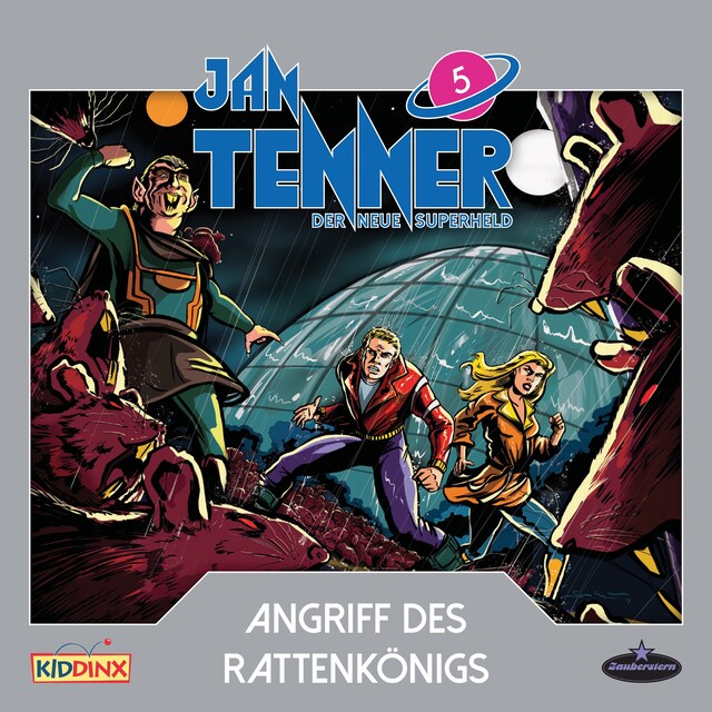 Book cover for Jan Tenner, Der neue Superheld, Folge 5: Angriff des Rattenkönigs