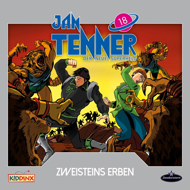Copertina del libro per Jan Tenner, Der neue Superheld, Folge 18: Zweisteins Erben