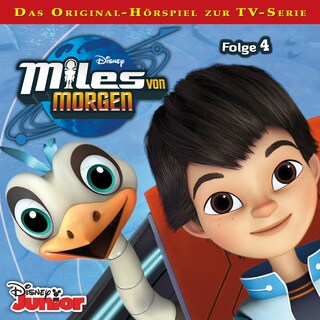 Miles von Morgen Hörspiel, Folge 4: Ein Planet für Haruna / Der kosmische Schluckauf / Auf Weltraum Patrouille / Der Eindringling bookCoverFor