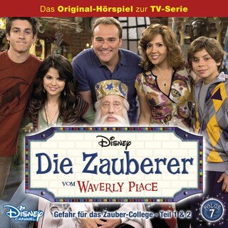 Die Zauberer vom Waverly Place Hörspiel, Folge 7: Gefahr für das Zauber-College, Teil 1 & 2 bookCoverFor