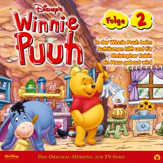 Winnie Puuh Hörspiel, Folge 2: in der Winnie Puuh beim Aufräumen hilft und für Christoper Robin ein Haus gebaut wird bookCoverFor