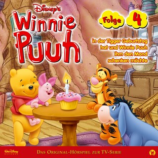 Winnie Puuh Hörspiel, Folge 4: in der Tigger Geburtstag hat und Winnie Puuh ihm den Mond schenken möchte bookCoverFor