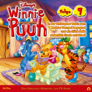 Winnie Puuh Hörspiel, Folge 9: Christopher Robin begegnet Meister Hempel/ Ein Stück Seife wirbelt ordentlich Staub auf bookCoverFor