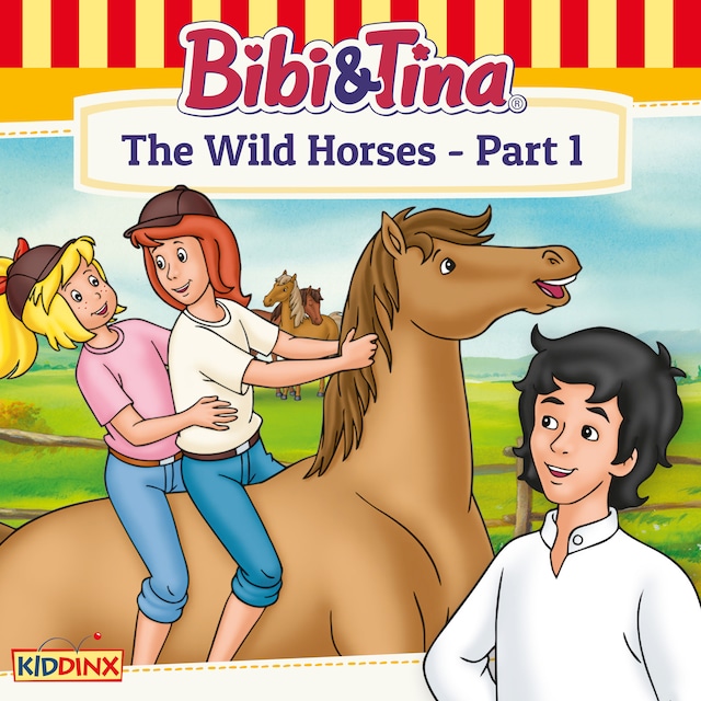 Book cover for Bibi and Tina, The Wild Horses - Part 1