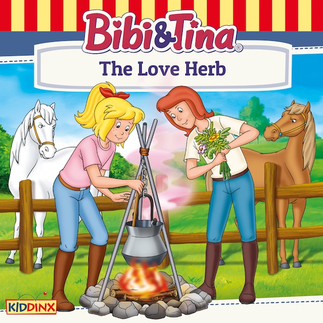 Book cover for Bibi and Tina, The Love Herb