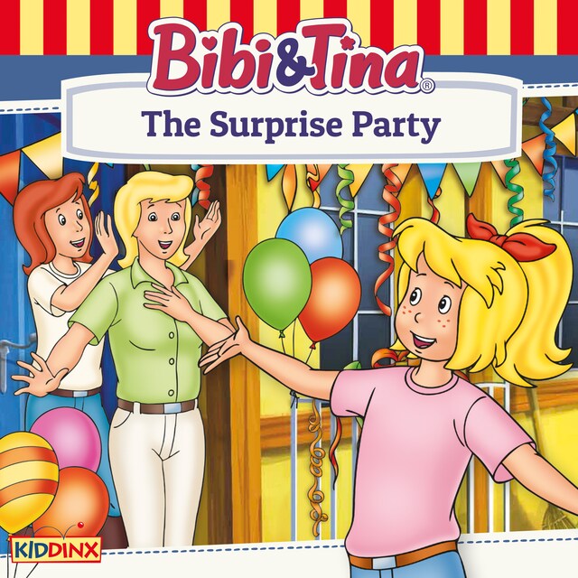 Book cover for Bibi and Tina, The Surprise Party