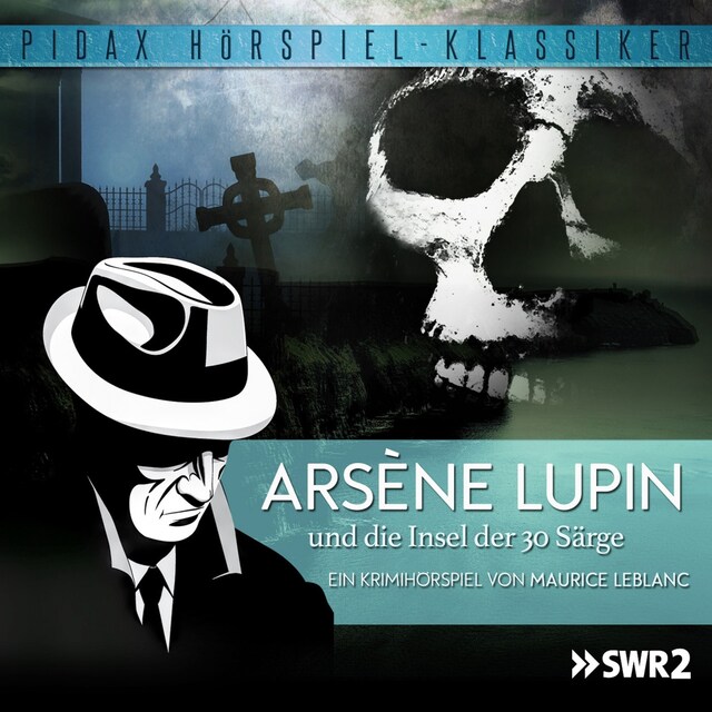 Boekomslag van Arséne Lupin und die Insel der 30 Särge