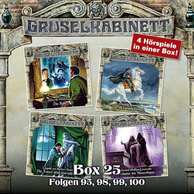 Book cover for Gruselkabinett, Box 25: Folgen 95, 98, 99, 100