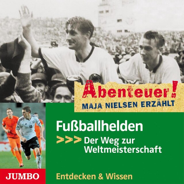 Buchcover für Abenteuer! Maja Nielsen erzählt. Fußballhelden