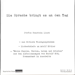 Die Sprache bringt es an den Tag als Hörbuch