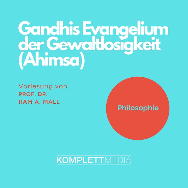 Kirjankansi teokselle Gandhis Evangelium der Gewaltlosigkeit (Ahimsa)