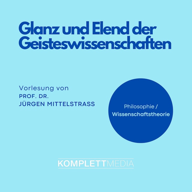 Boekomslag van Glanz und Elend der Geisteswissenschaften