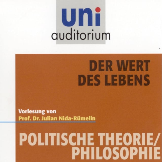 Book cover for Der Wert des Lebens