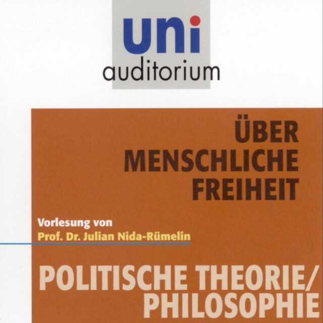 Book cover for Über menschliche Freiheit