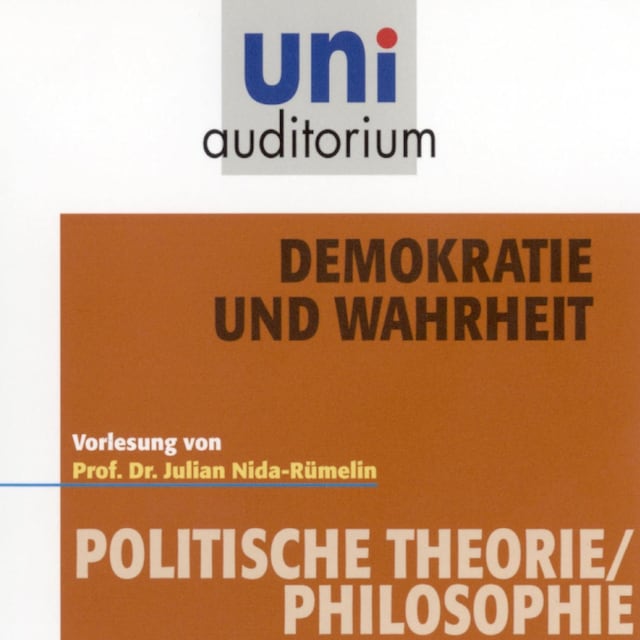 Portada de libro para Demokratie und Wahrheit