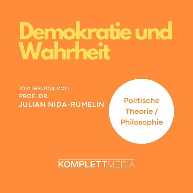 Kirjankansi teokselle Demokratie und Wahrheit