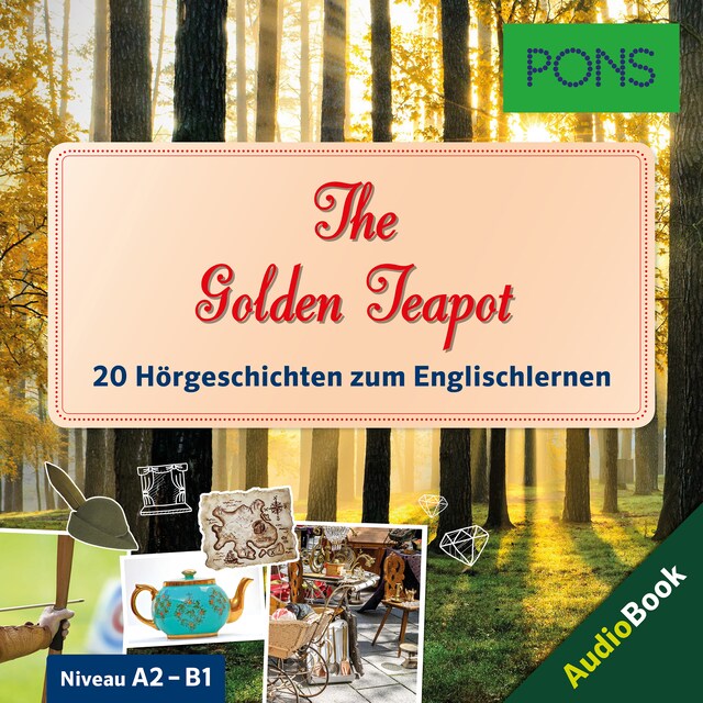 Book cover for PONS Hörbuch Englisch: The Golden Teapot