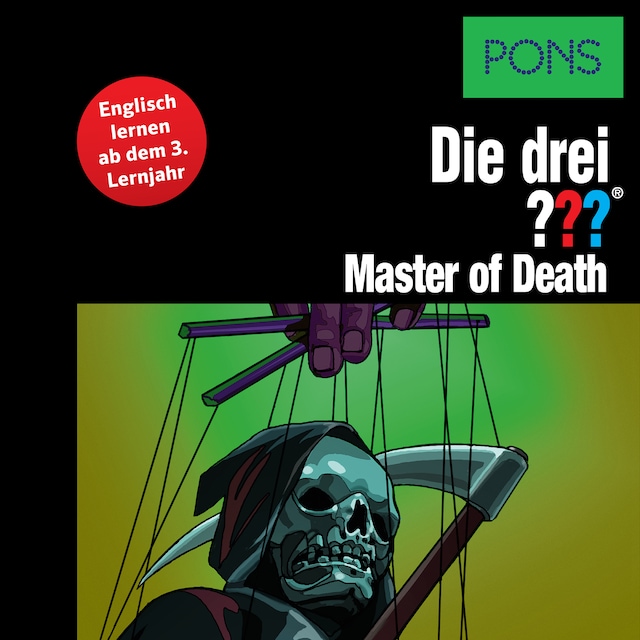 Buchcover für PONS Die drei ??? Fragezeichen Master of Death