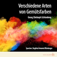 Verschiedene Arten von Gemütsfarben