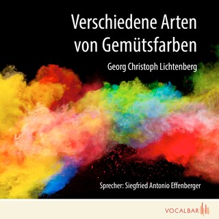 Verschiedene Arten von Gemütsfarben als Hörbuch