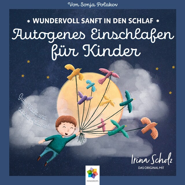 Couverture de livre pour Autogenes Einschlafen für Kinder * Wundervoll sanft in den Schlaf