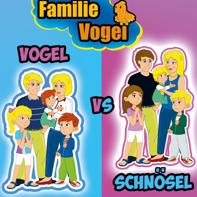 Copertina del libro per Familie Schnösel vs. Familie Vogel