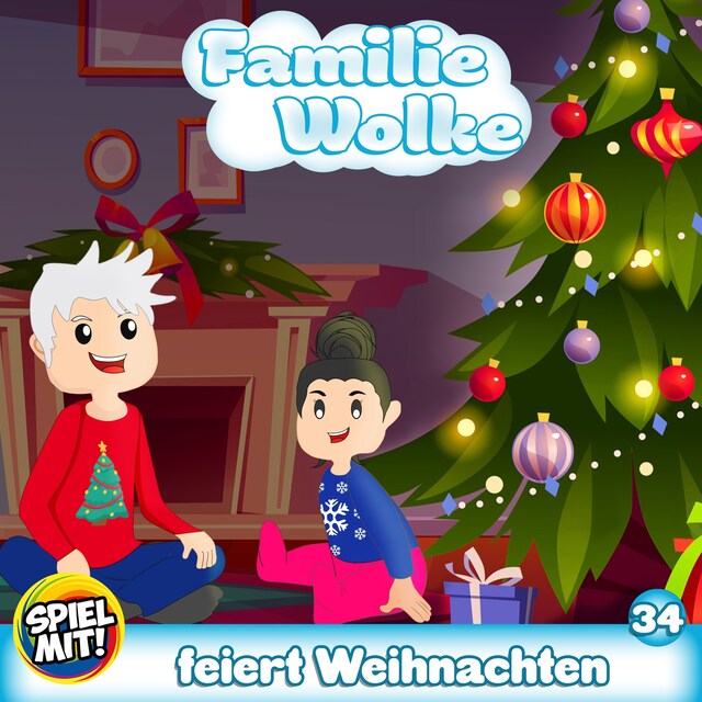 Buchcover für Familie Wolke feiert Weihnachten