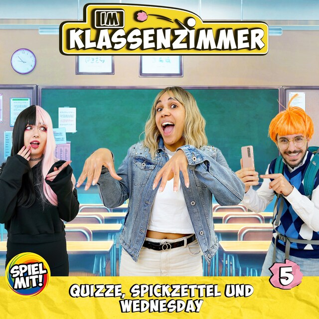 Book cover for Quizze, Spickzettel und Wednesday