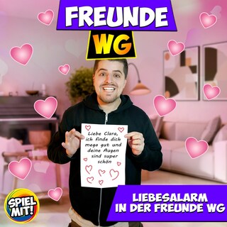 Liebesalarm in der Freunde WG als Hörbuch