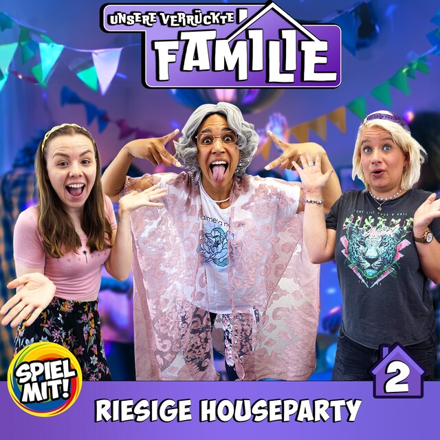 Book cover for Riesige Houseparty!