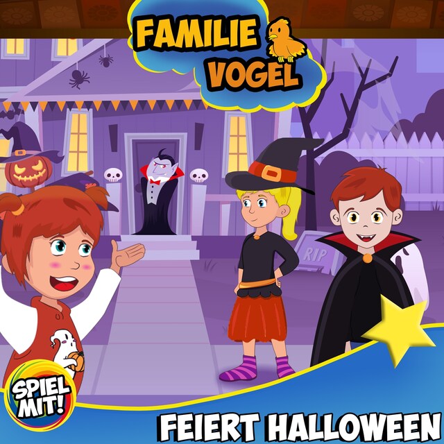Okładka książki dla Familie Vogel feiert Halloween