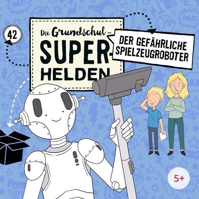 Couverture de livre pour Folge 42: Der gefährliche Spielzeugroboter