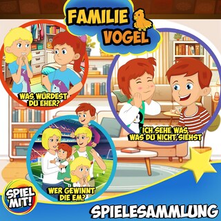 Familie Vogels Spielesammlung als Hörbuch
