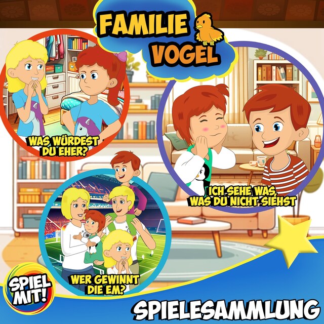 Kirjankansi teokselle Familie Vogels Spielesammlung