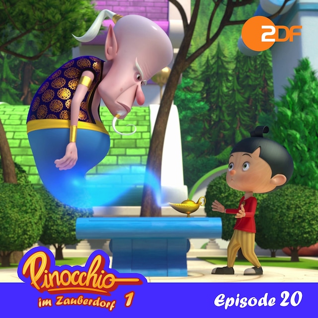 Episode 20: Pinocchio und die Wunderlampe Okładka książki dla Episode 20: Pinocchio und die Wunderlampe